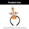 Fun 3D Duck Headband Eye-catching Party Headwear for Vacation Travel