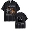 Rappare Beyonce RENAISSANCE Album Grafiska T-shirts Unisex Dam Mode Hip Hop Överdimensionerad T-shirt Man Casual Bomull Vintage T-shirt