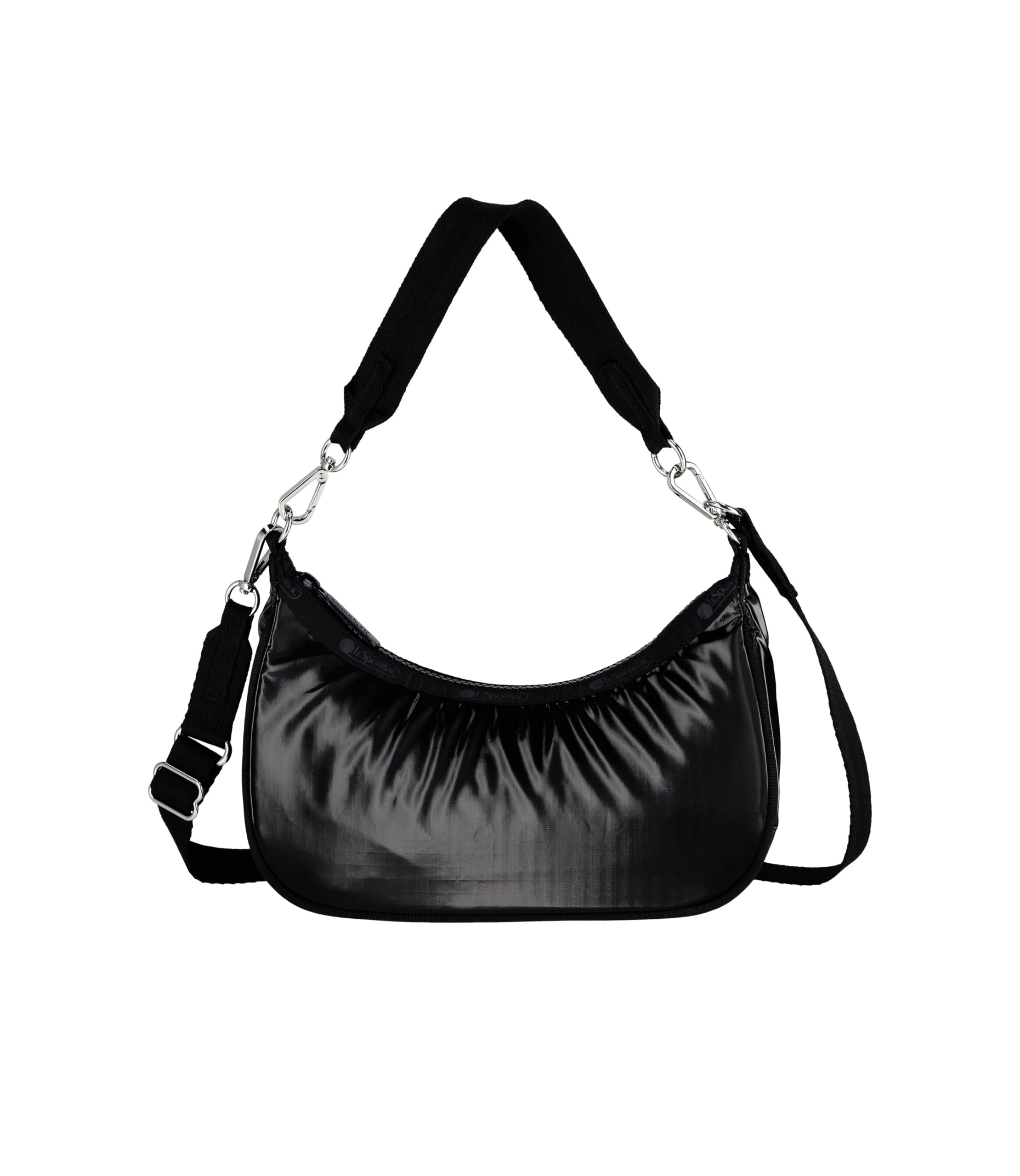 

Официальная сумка через плечо SM CONV Black Shine [LeSportsac] HOBO/3752 Женская