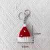 Handcrafted Santa Claus Crochet Keychain & Christmas Tree Decoration