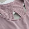 Summer Quick Dry Tank Top Thin Section Mesh Backless Loose Casual Versatile Camisole Yoga Sports T-Shirt Fitness Running Vest