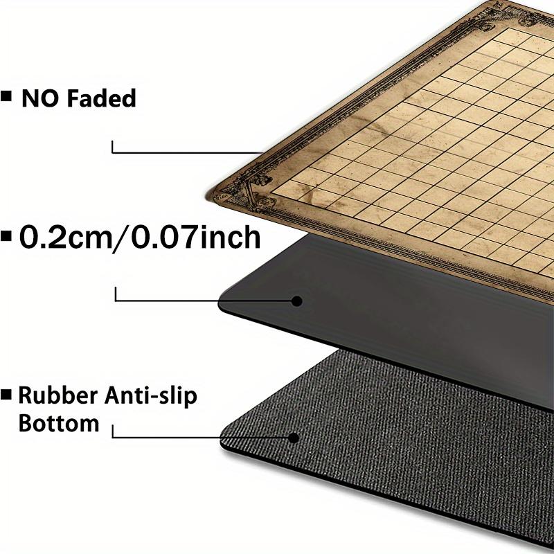 Vintage Grid Tabletop Game Mat Magic Party Game Mat Durable Rubber for Games 35X60cm Mouse Pad Offices Desk Mats Friendly Design
