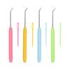 3pcs Knitters Crochet Hook Kit With 2 Pcs Plastic Knitting Sewing Needles Sewing Needles Loom Knit Hook Set Sewing Tools