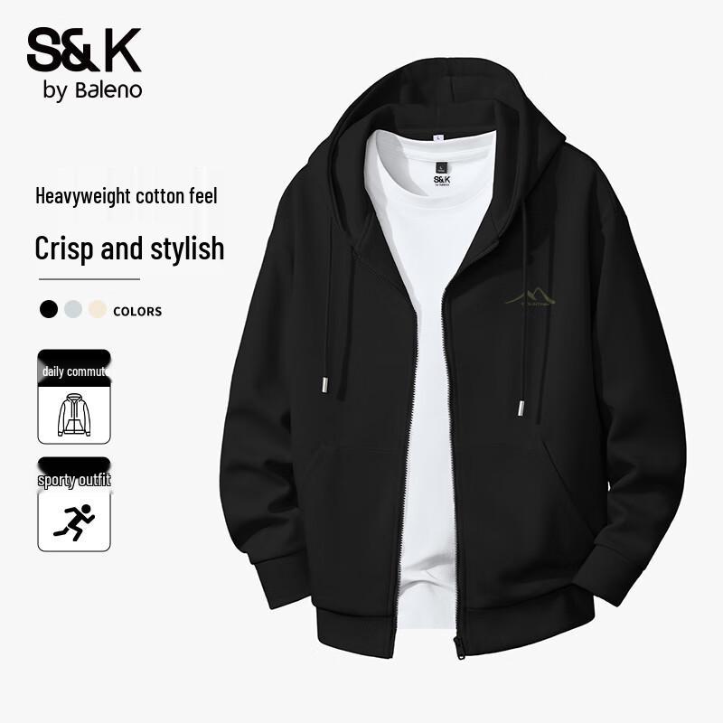 

Baleno Men s S&K Series Hooded Knit Cardigan Jacket 5XL