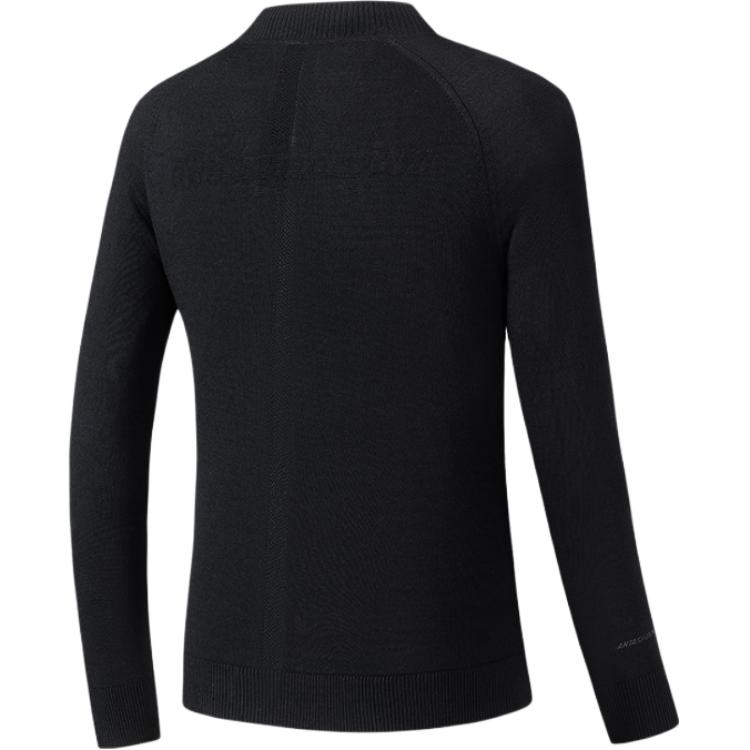 Anta Champion All-Weather Series Slim Fit Solid Color Comfortable Versatile Pullover Casual Long Sleeve Knit Sweater Women Sweater 162530713-3