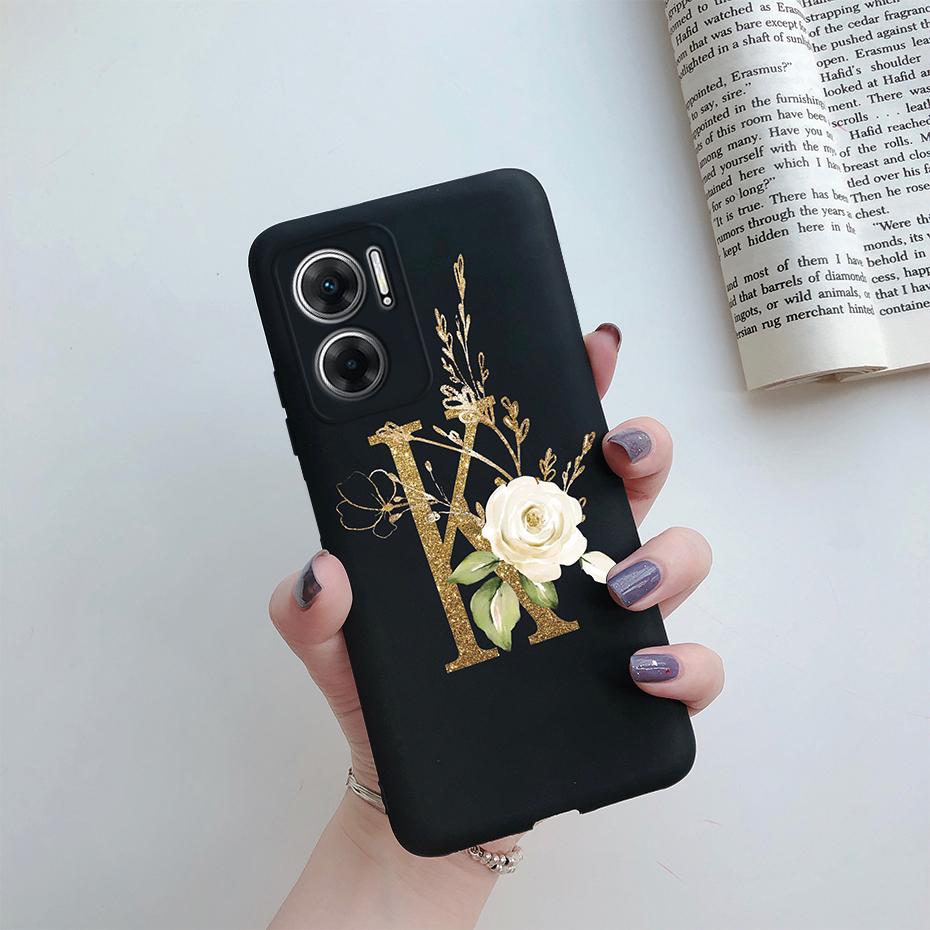 For Xiaomi Redmi 10 5G Case Cute Letters Cover Soft Silicon Protective Phone Case For Xiaomi Redmi 10 Redmi10 5G 2022 Back Cover