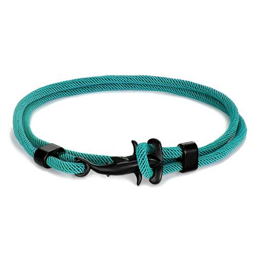 Small Fresh Black Small Hammerhead Shark Bracelet Milan Rope Multi-Turn Adjustable Hand Rope Worker