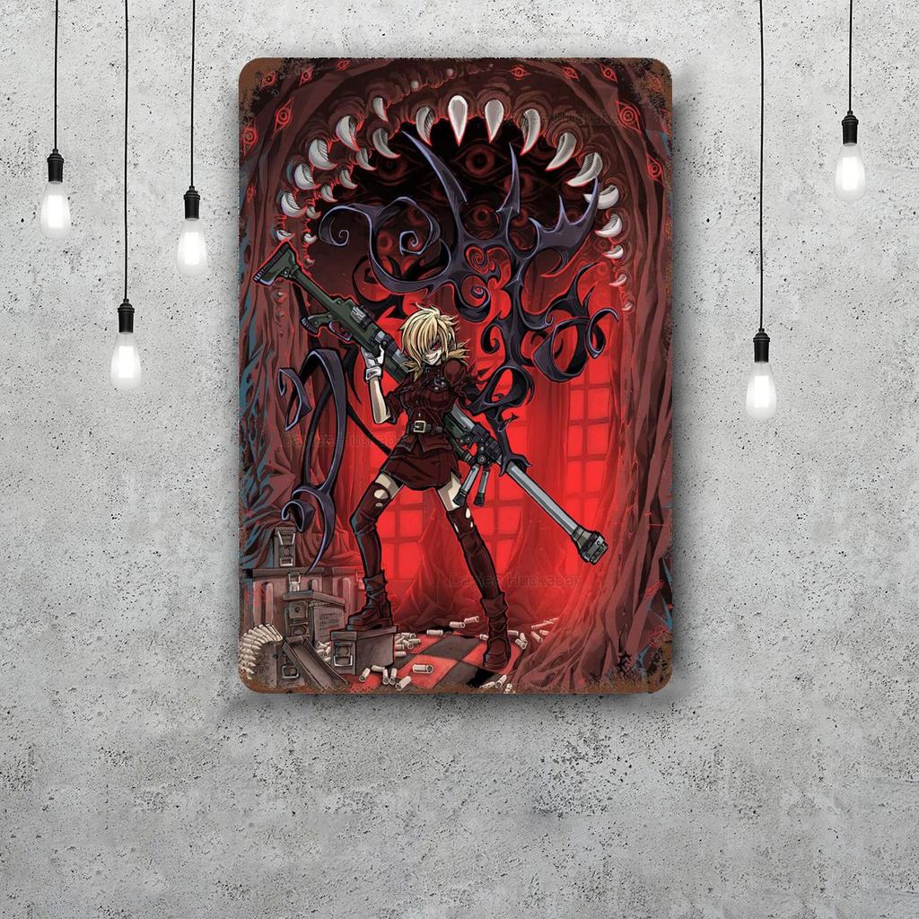 seras victoria Classic Poster Rusty Metal Plaque Retro Decorative Plate Bar Man Cave Garage Club Metal Sign Wall Decoration