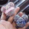 Car Perfume Mouse Air Conditioner Mouthpiece Fashion Classic Rhinestones