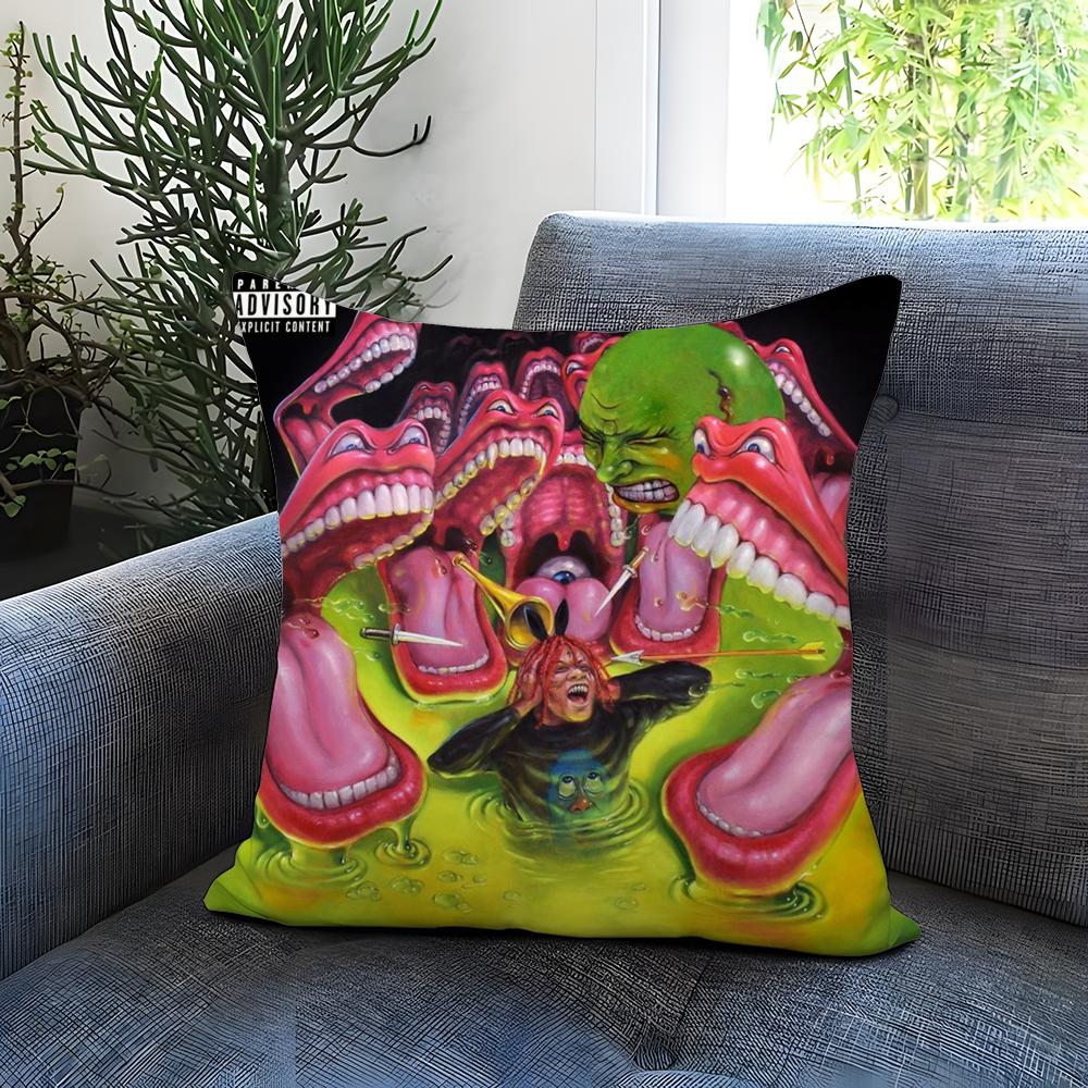 Popular T-TTrippie Redd Cushion Cover Comfortable Reversible Pillow Cover Ideal for Car Sofa Bedroom & Beyond