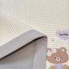 Class A Summer Cartoon Ice Bean Cooling Bed Sheet Set, Machine Washable, Breathable & Air-Conditioned, Three Pieces.