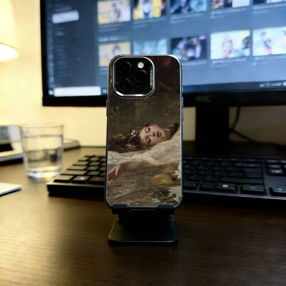 Classic Caravaggio Phone Case For iPhone 17,16,15,14,13,12,11 Plus,Pro Max,XS,Colorful Silver Phone case Funda Cover