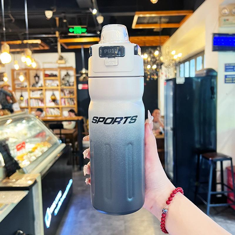 New 550ML Thermos Water Bottle 316 Stainless Steel Vacuum Flasks Keep Cold Hot Water Coffee Bottles Portable Sport Gym Kettles 550ml