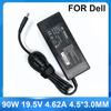 90W 19.5V 4.62A 4.5*3.0mm AC Laptop Charger For Dell XPS 11 12 13 L321X L322X 12 14 15 24 Vostro 20 Power Adapter