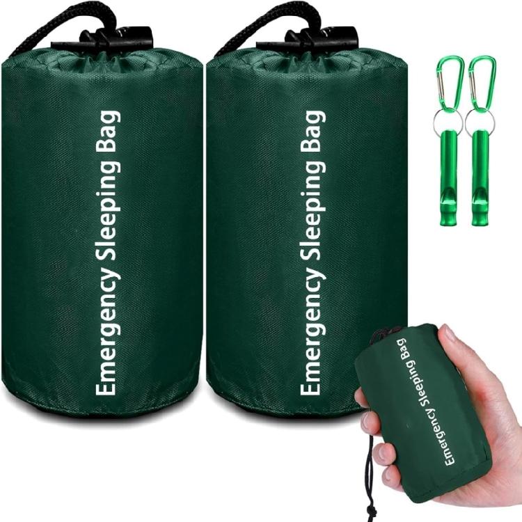 Heavy Type Emergency Sleep Bag With Whistles Waterproofed Insulation For Extreme Cold Weather Survival
