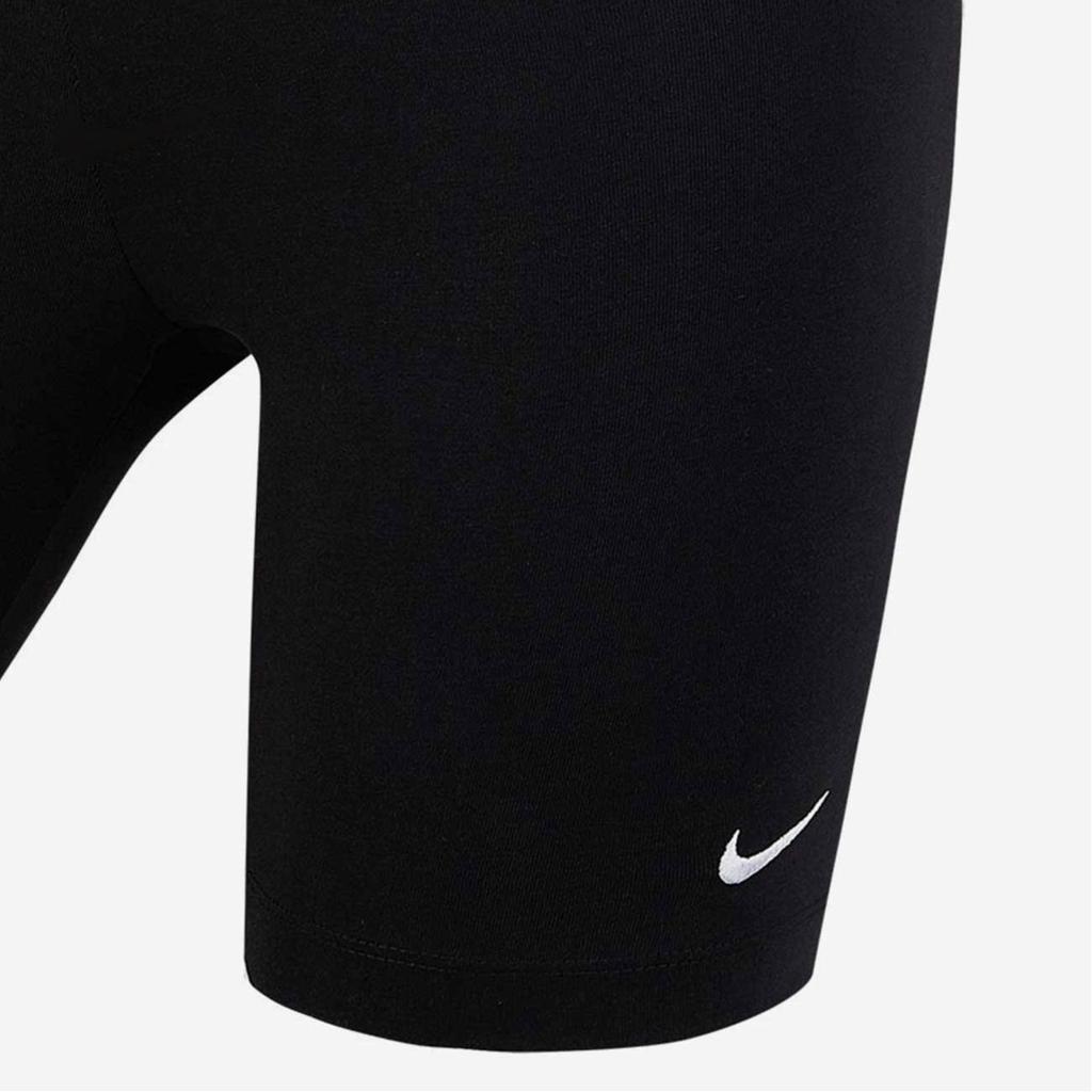 Nike Logo Print Fitnessshorts Damen Shorts Schwarz DB3906-010