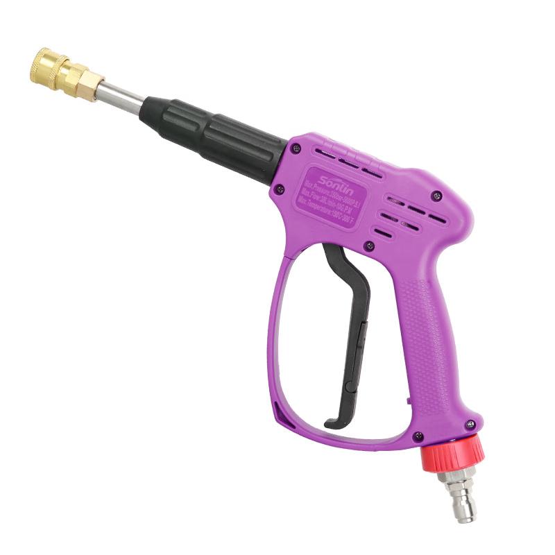 OLOMM High-Power Car Wash Spray Gun Set Anti-tangle Inner Wire 3/8