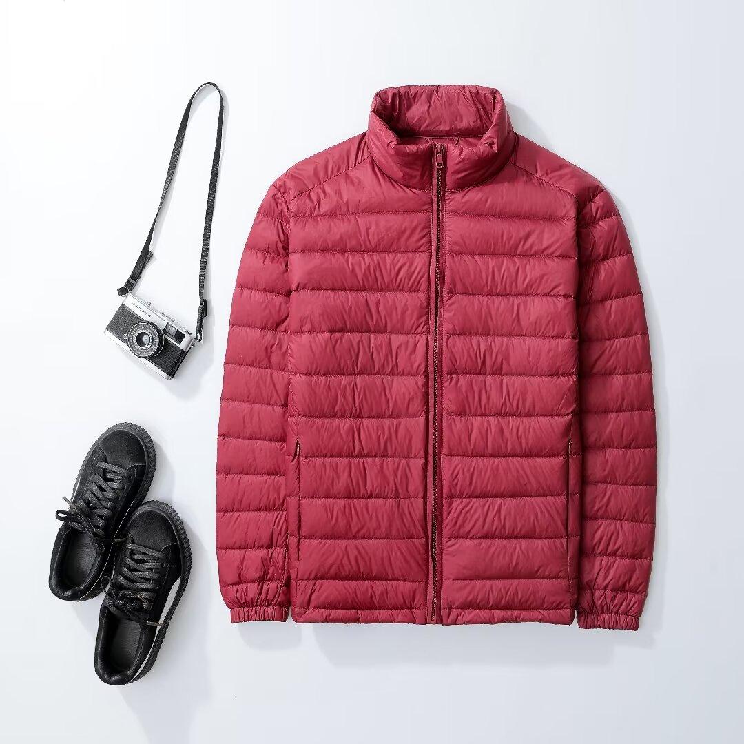 

Down Jacket Men All-Season Ultra Lightweight Packable Water and Wind-Resistant Breathable Coat Big Size Men Hoodies Jackets 2025 M