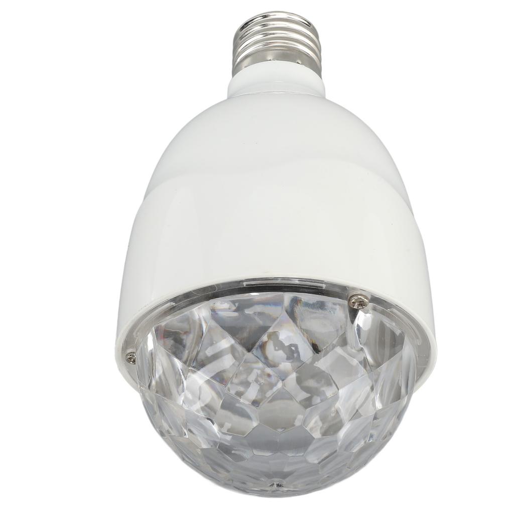 Diskokule Lampepære E27 Lydaktivert Fjernkontroll RGB LED Strobelys Pære for Fest