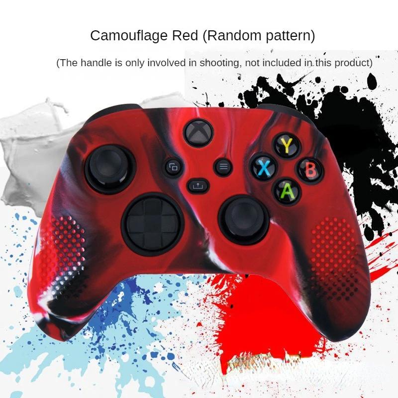 Vhodné pro konzolu XBOX Series X Silikonová ochrana rukojeti měkký kryt vyrobený ze silikonového materiálu pro pohodlný dotyk