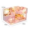 DIY Miniature House Wooden Mini Doll House Duplex Apartment 3D Puzzle Assembly Building Toy Decoration With Furniture Dollhouse