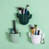 Vanity Brush Comb Cactus Self-adhesive Storage Bucket Pen Container Storage Rack Toothbrush Holder