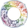 Livlight Children's Swim Ring, 70cm, Rainbow Hibiscus Design, WR00758 (Swimming Ring, Water Play)