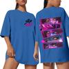 Women's Round Neck Short Sleeve T-shirt Casual Loose Top
