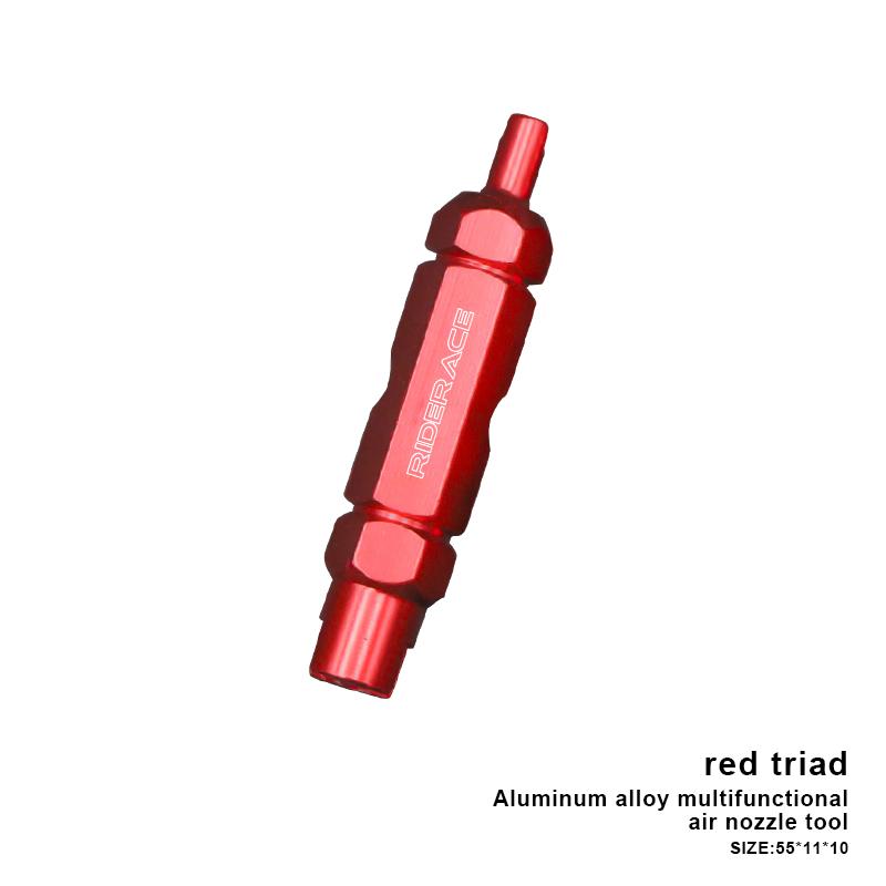 

1 шт. велосипедный инструмент для сердечника клапана велосипедные насадки для шин наборы для ремонта двухголовочный ключ многофункциональный портативный гаечный ключ для разборки красный