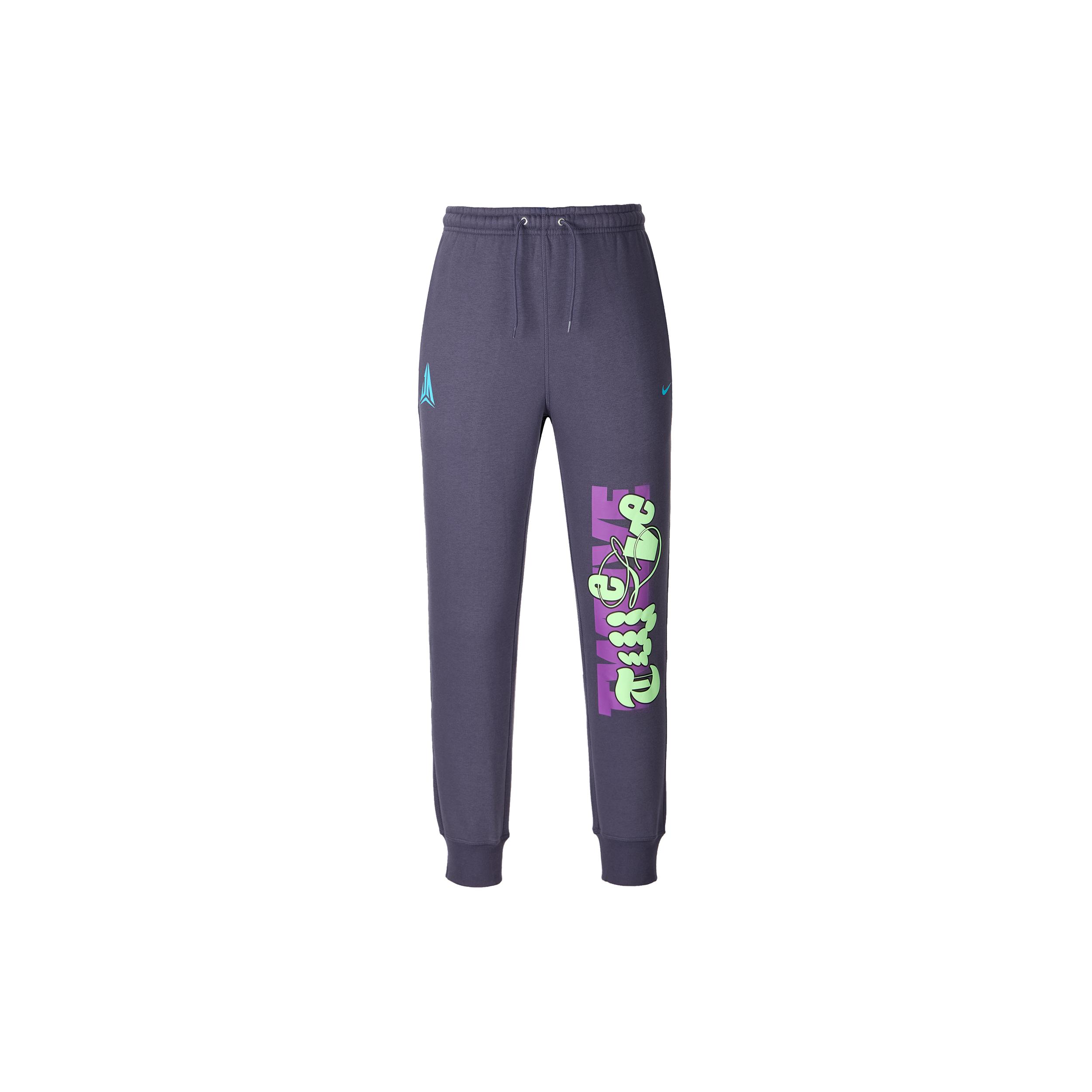 Nike Morant Series Ja Basketball Shorts Men s Obsidian Purple/Baltic Sea Blue FZ1041-573 L