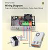 Stepper Motor Controller Customizable Cycles Speed Delay For 42 57 Motors Integrated LCD Panel Industrial Automation