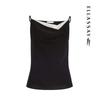 ELLASSAY Drape Neck Tank Top