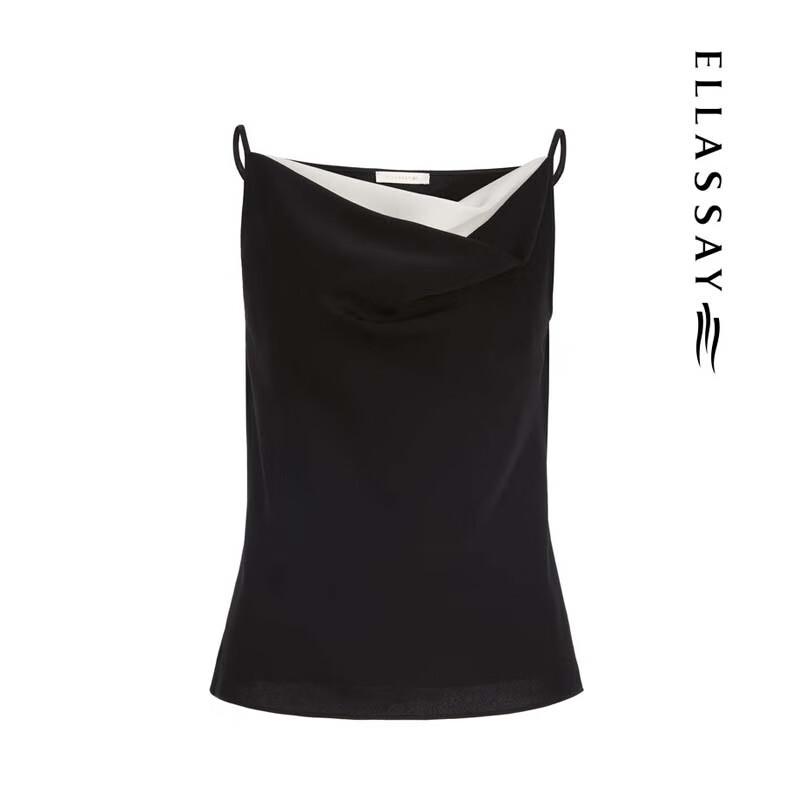 ELLASSAY Drape Neck Tank Top