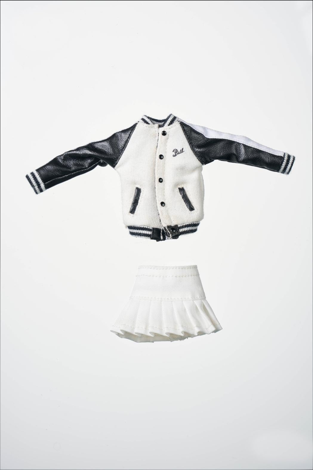 

HASUKI CS014A scale movable figure stadium jacket skirt set 1/12 + [White] білий