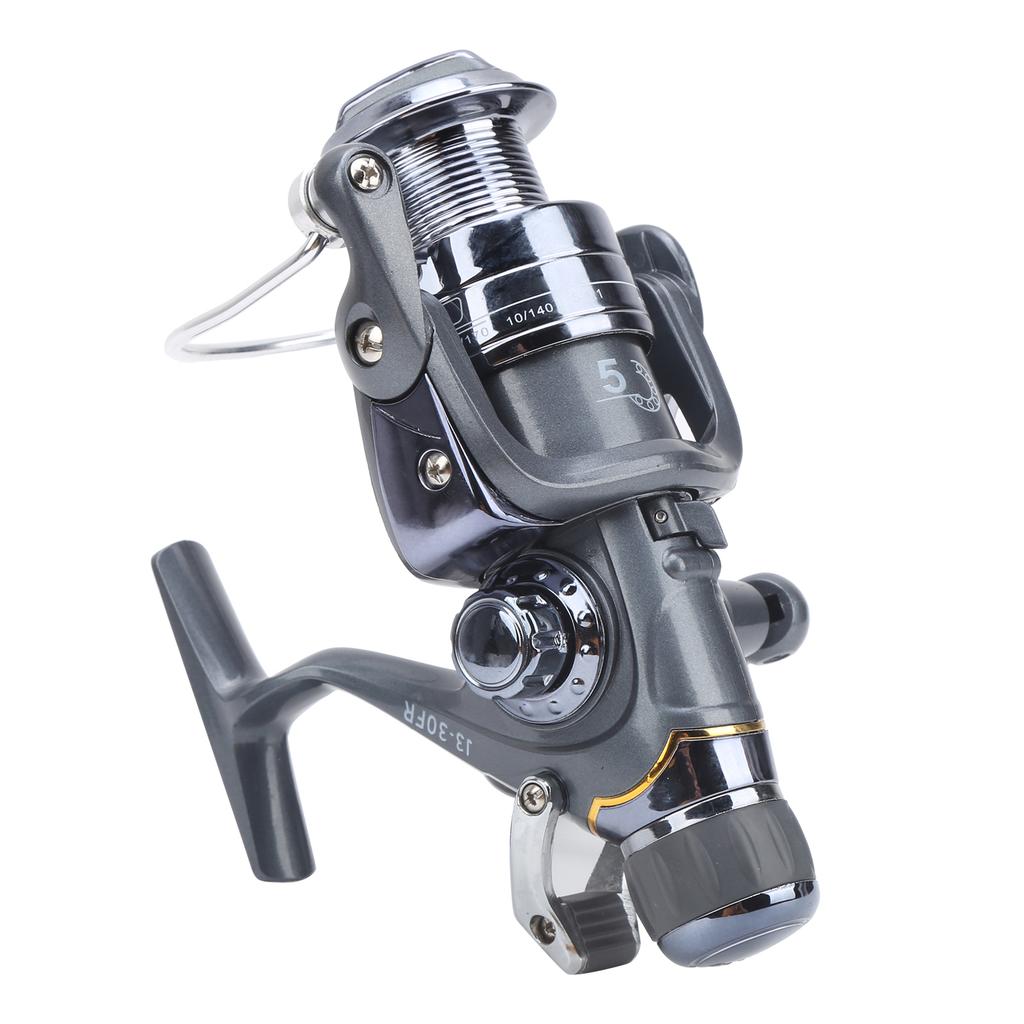 Spinning Reel 5 Bearing 5.1:1 Gear Ratio Dual Brake Fishing Wheel Fishing AccessoryJ3 30