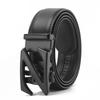 Pływanie Czarny Automatyczna Klamra Otwierana z Boku Dwuwarstwowy Pasek ze Skóry Bydlęcej Biznesowy Casual Męski Modny Pasek