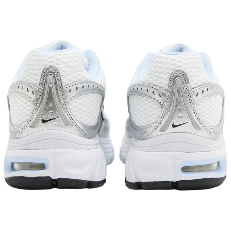 Nike  Air Max Moto 2K White Metallic Silver Reflective Women Sneakers Black Hydrogen-Blue HQ2056-107