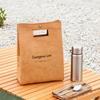 Insulated Paper Bag Reusable Heat Insulation Thermal Bags Stylish Lunch Tote for Office Men Travel