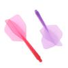 6 Pcs Dart Flights 2BA Screw In-one Professional Dart Flight Anti-fall 80mm Plastic Darts Flights Set For Dart Players
