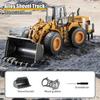 Huina 1/40 Alloy Model Wheel Loader Articulated Dump Truck Road Roller Forklift Excavator Tractor Car Toys For Boy Children Gift