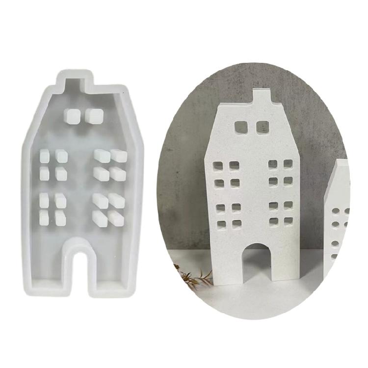House Resin Molds for DIY Craft Making Candle Fondant Decorations