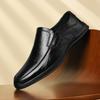 Frühling Neue Herren Business Lederschuhe Herren Echtes Leder Doug Schuhe Weiche Sohle Freizeitschuhe Arbeit Bequem Slipper