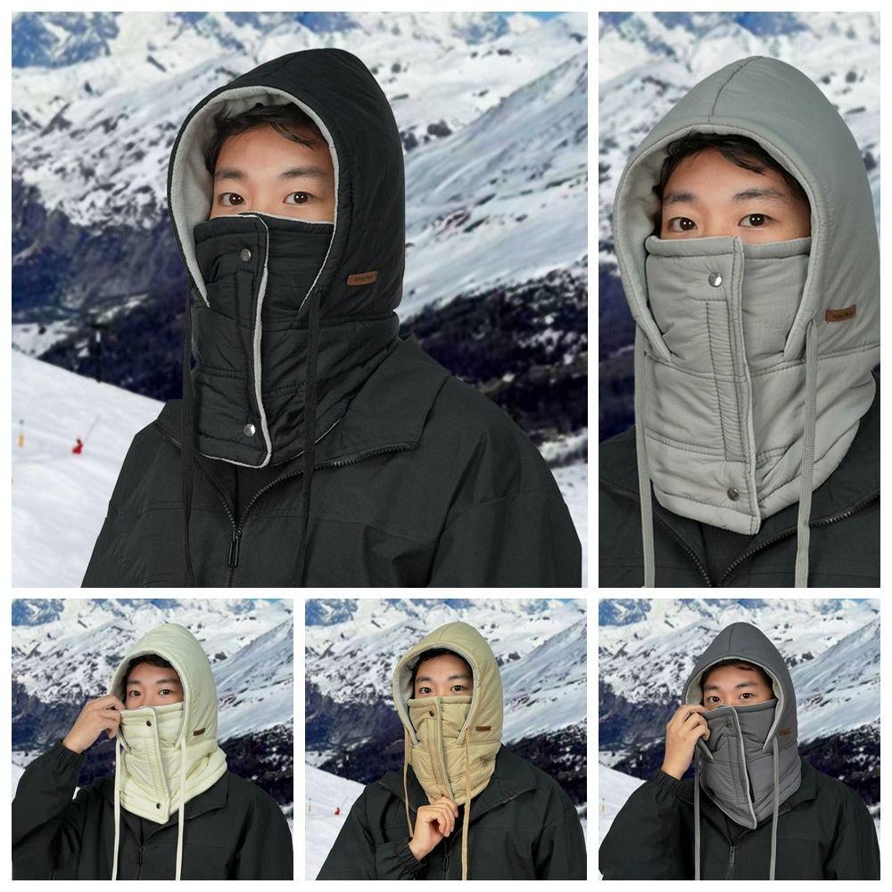Windproof Warm Scarf Face Mask Cold Resistant Lei Feng Hat 3-in-1 Winter Cycling Hat Outdoor