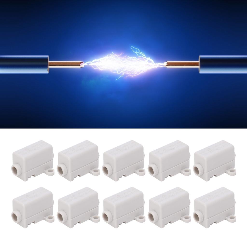 10Pcs Inline Junction Connector Box TType Cable Wire Electrical Joiner ZK-1106 400V 60A