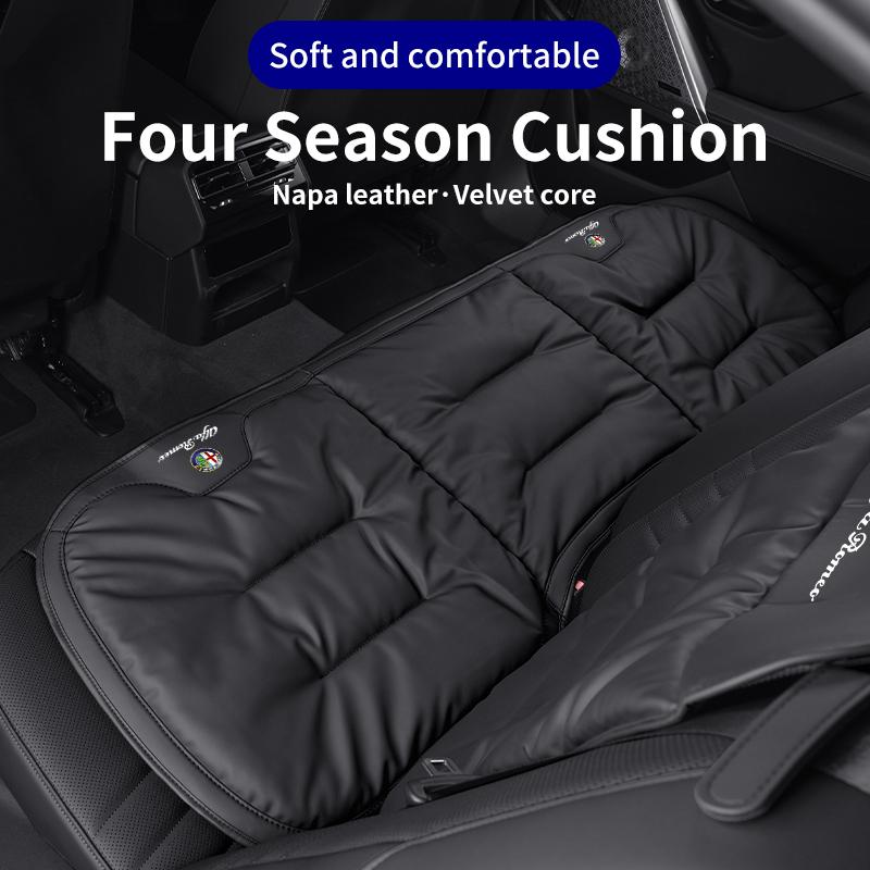 Universal Velour Car Seat Cover Leather Auto Backrest Protective Cushion For Alfa Romeo Giulietta 159 147 156 166 Mito Giulia GT