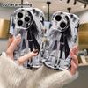 Phone case: 2D flat, suitable for iPhone 18, 17, 16, 15, 14, 13, 12Pro protective case, long coat, perfect Christmas and Halloween holiday gift