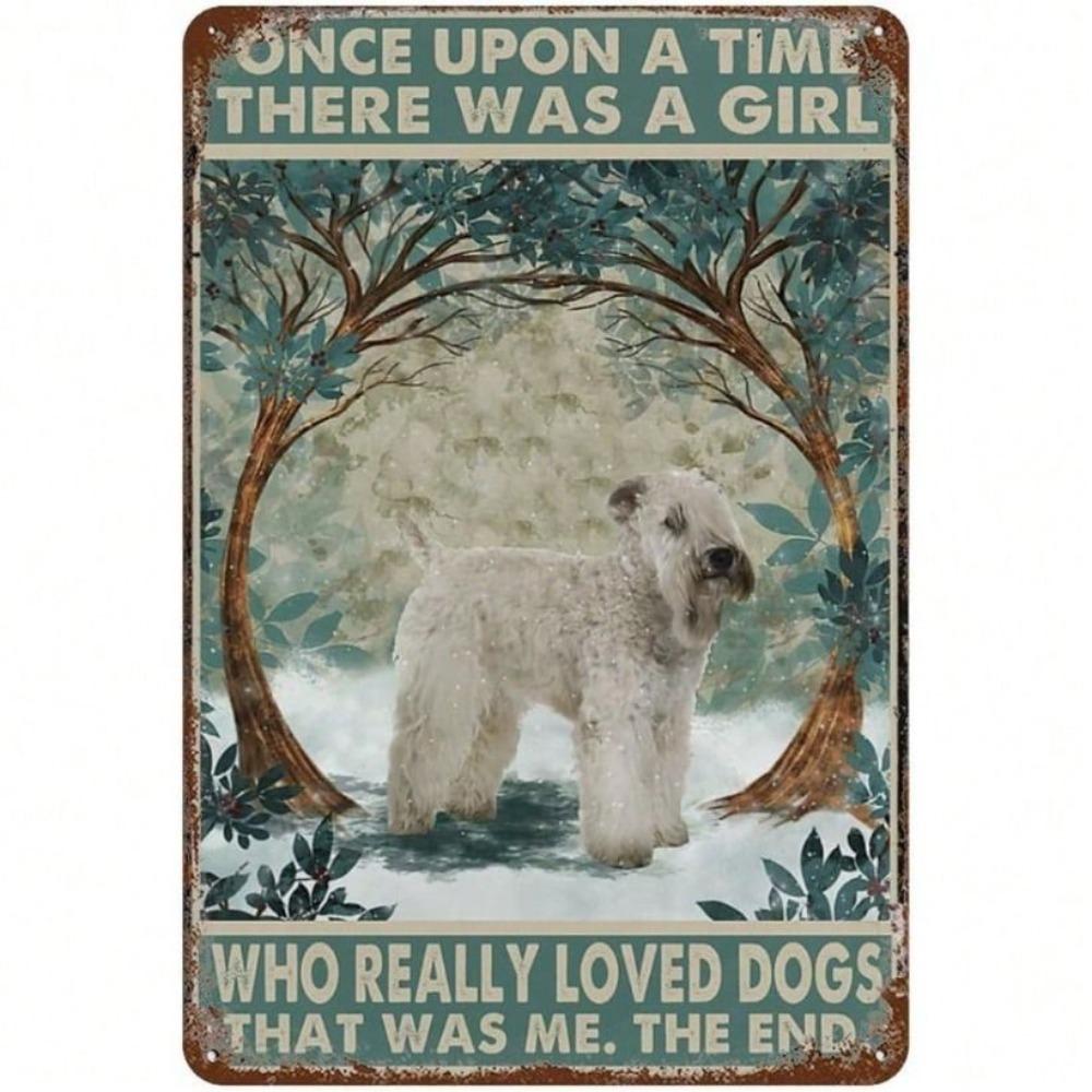 Metal Poster Dog Funny Vintage Tin Sign Wall Decor for Home Bar Cafe