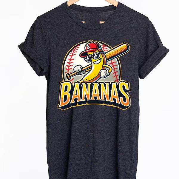 Hot Savannah Bananas T Shirt Size S-5XL Team Gifl For Fan Black Unisex T-Shirt