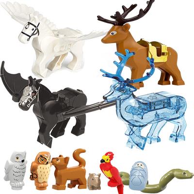 Animaux Magiques Valise de Newt Thestral Patronus Cerf ÉLAN Fluffy Dementor Buckbeak Modèle Figurine Blocs Jouet Pour Enfants