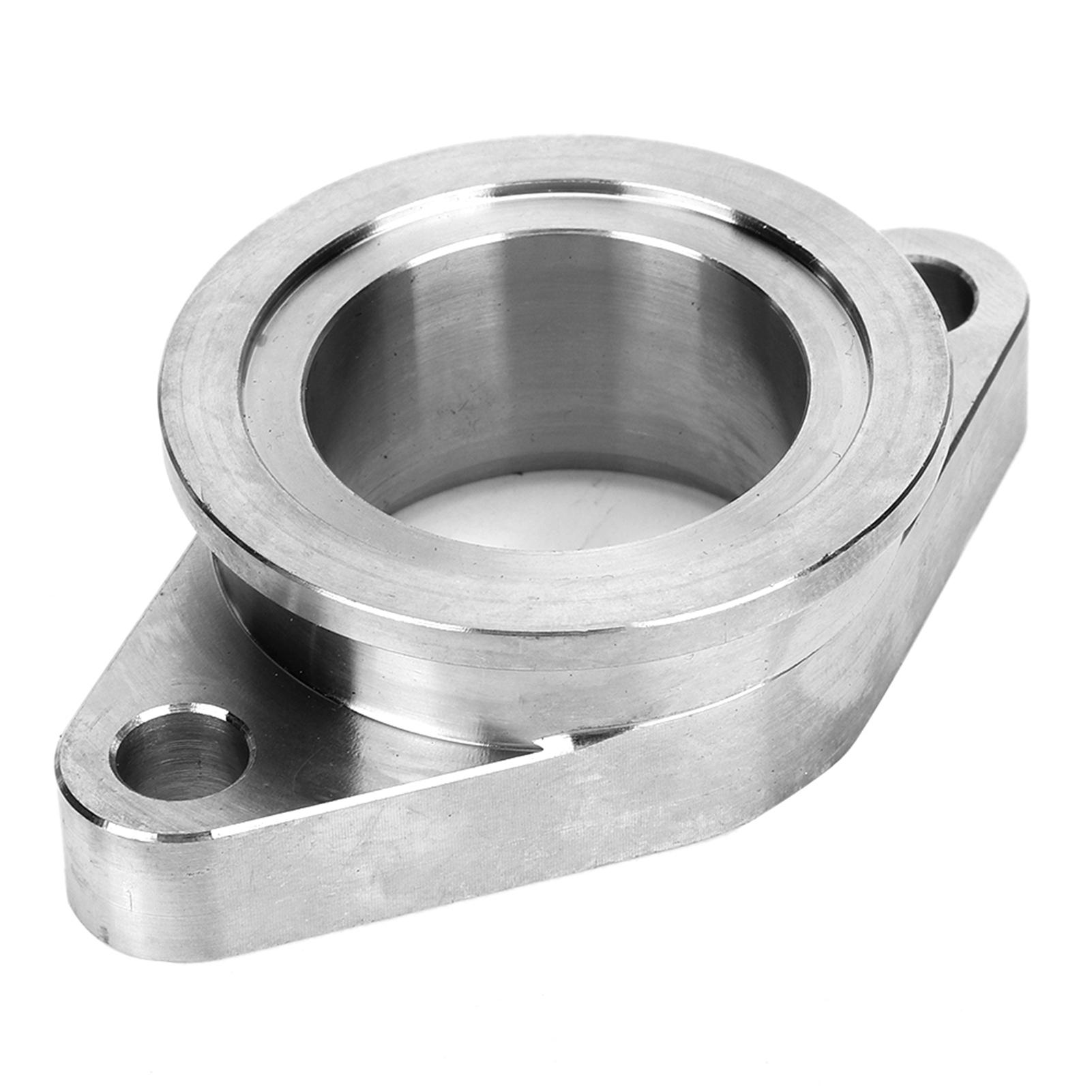 SS304 Stainless Steel 1.5in 2 Bolt to MVS VBand Wastegate Adapter Flange